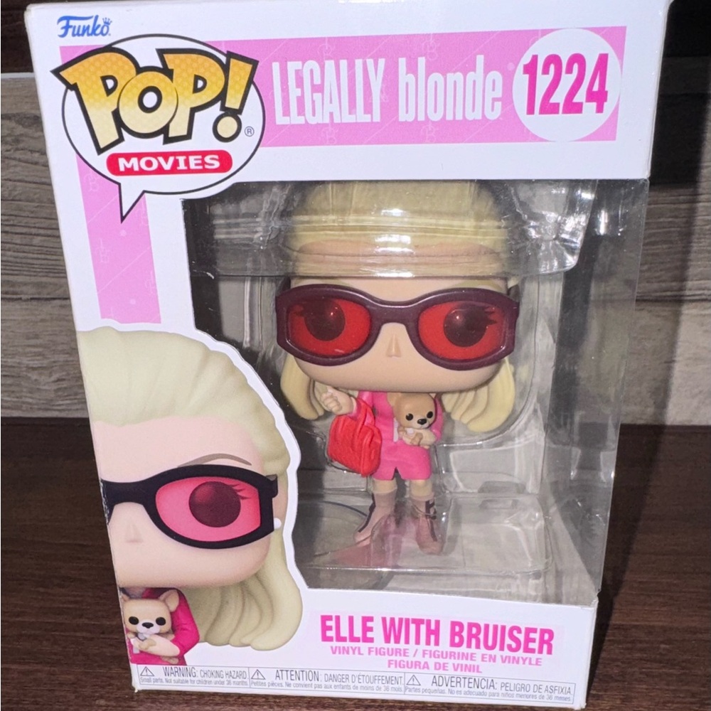 Super CuteFunko Pop Movies Legally Blonde Vinyl Figure Elle with Bruiser #1224